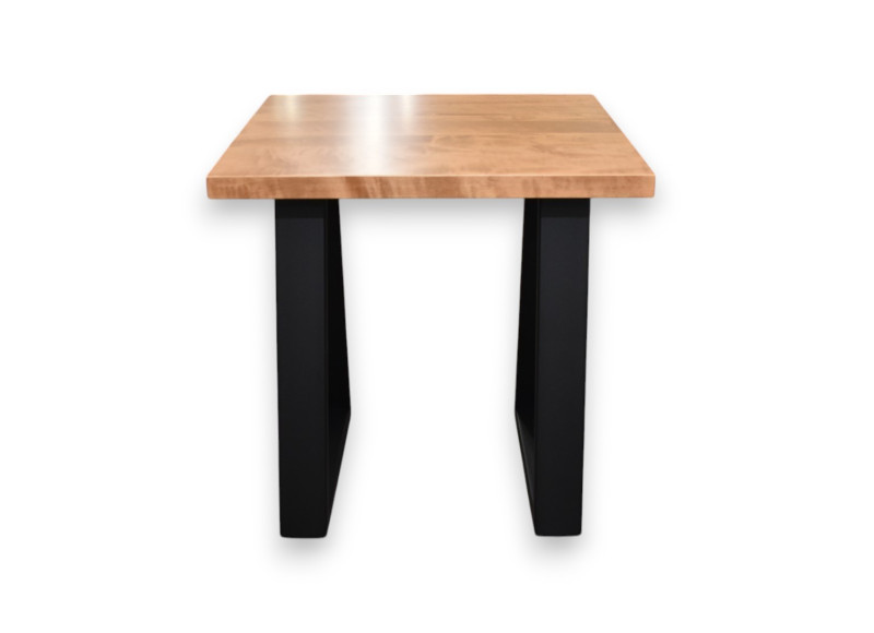 Metal Pedestal End Table