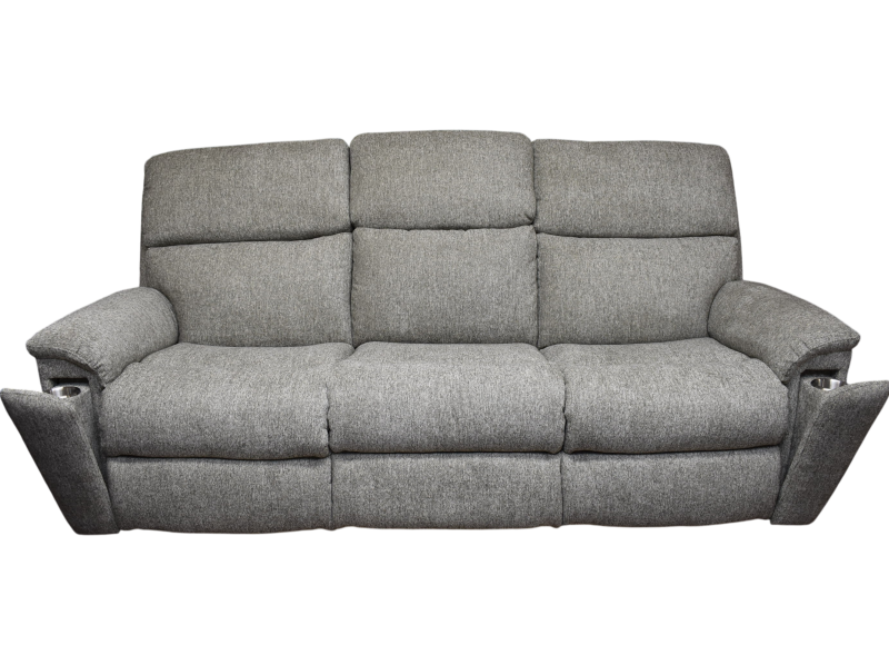 Asher Power Headrest Lumbar Reclining Console Loveseat