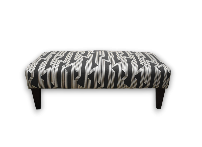 Bench & 2 Accent Pillows