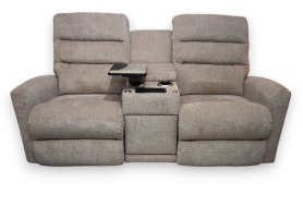 Liam Power Reclining Console Loveseat w/ Headrest & Lumbar